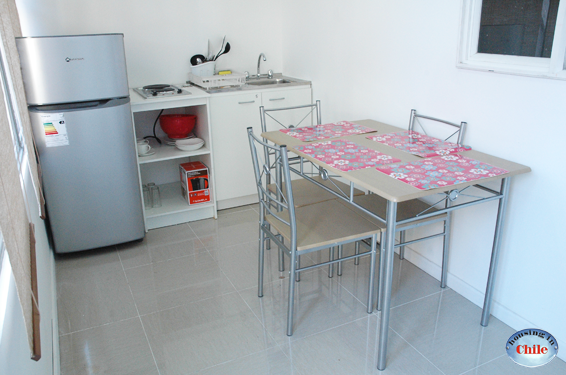 RE-CM: Cada apartamento tiene cocina-comedor propios